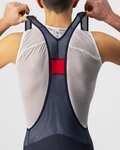 CASTELLI Cycling bib shorts - ENTRATA - blue