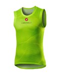 CASTELLI Cycling sleeve less t-shirt - PRO MESH - yellow