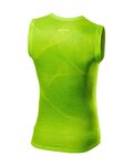 CASTELLI Cycling sleeve less t-shirt - PRO MESH - yellow
