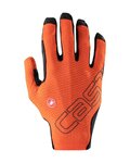 CASTELLI Cycling long-finger gloves - UNLIMITED LF - orange