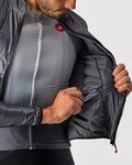 CASTELLI Cycling windproof jacket - ARIA SHELL - grey