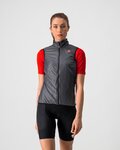 CASTELLI Cycling gilet - ARIA W VEST - grey
