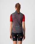 CASTELLI Cycling gilet - ARIA W VEST - grey