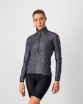 CASTELLI Cycling windproof jacket - ARIA SHELL W - grey