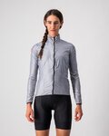 CASTELLI Cycling windproof jacket - ARIA SHELL W - silver