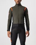 CASTELLI Cycling thermal jacket - ALPHA ROS 2 - green