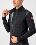 CASTELLI Cycling thermal jacket - ALPHA ROS 2 LIGHT - black