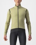 CASTELLI Cycling thermal jacket - ALPHA ROS 2 LIGHT - light green