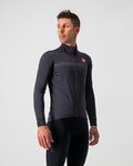 CASTELLI Cycling rain jacket - GOCCIA - grey