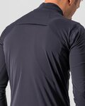CASTELLI Cycling rain jacket - GOCCIA - grey