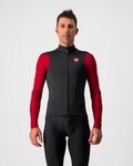 CASTELLI Cycling gilet - PRO THERMAL MID - black