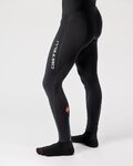 CASTELLI Cycling long bib trousers - ENTRATA WIND - black