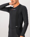CASTELLI Cycling long sleeve t-shirt - PROSECCO TECH LONG - black