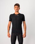 CASTELLI Cycling short sleeve t-shirt - PROSECCO TECH - black