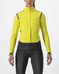 CASTELLI Cycling thermal jacket - ALPHA ROS 2 W - yellow