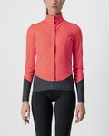 CASTELLI Cycling windproof jacket - BETA ROS W - pink
