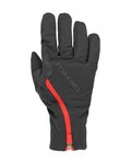 CASTELLI Cycling long-finger gloves - SPETTACOLO ROS W - black