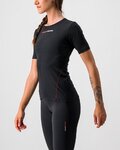 CASTELLI Cycling short sleeve t-shirt - PROSECCO TECH W - black