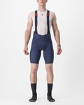 CASTELLI Cycling bib shorts - PREMIO BLACK - blue