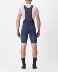 CASTELLI Cycling bib shorts - PREMIO BLACK - blue