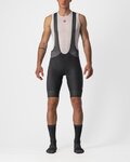 CASTELLI Cycling bib shorts - ENDURANCE 3 - black