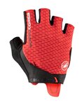 CASTELLI Cycling fingerless gloves - ROSSO CORSA PRO - red