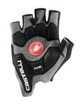 CASTELLI Cycling fingerless gloves - ROSSO CORSA PRO - grey