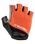CASTELLI Cycling fingerless gloves - ENTRATA V - orange/red