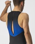 CASTELLI Cycling skinsuit - SD TEAM RACE - blue/black