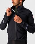 CASTELLI Cycling rain jacket - EMERGENCY 2 - black