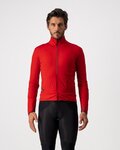 CASTELLI Cycling thermal jacket - ELITE ROS - red