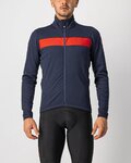 CASTELLI Cycling thermal jacket - RADOPPIA 3 - blue