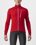 CASTELLI Cycling thermal jacket - GO - red