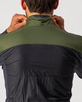 CASTELLI Cycling windproof jacket - UNLIMITED PUFFY - green