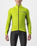 CASTELLI Cycling windproof jacket - SQUADRA STRETCH - light green