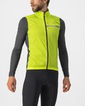 CASTELLI Cycling windproof jacket - SQUADRA STRETCH - light green
