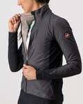 CASTELLI Cycling windproof jacket - UNLIMITED W PUFFY - grey