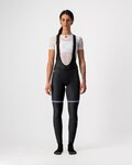 CASTELLI Cycling long bib trousers - POLARE W - black