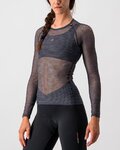 CASTELLI Cycling long sleeve t-shirt - MIRACOLO W - grey