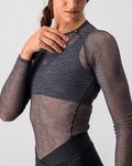 CASTELLI Cycling long sleeve t-shirt - MIRACOLO W - grey