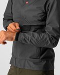CASTELLI Cycling rain jacket - COMMUTER REFLEX - black