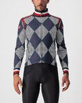 CASTELLI Cycling thermal jacket - PERFETTO ROS LIMITED EDITION - white/blue/red