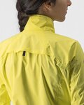 CASTELLI Cycling rain jacket - EMERGENCY 2 W - yellow