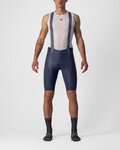 CASTELLI Cycling bib shorts - FREE AERO RC - blue