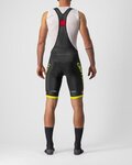 CASTELLI Cycling bib shorts - COMPETIZIONE KIT - black/light green