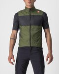 CASTELLI Cycling gilet - UNLIMITED PUFFY - green