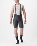 CASTELLI Cycling bib shorts - FREE UNLIMITED - grey