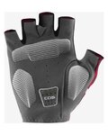 CASTELLI Cycling fingerless gloves - COMPETIZIONE 2 - bordeaux
