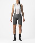 CASTELLI Cycling bib shorts - FREE AERO RC W - grey