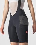 CASTELLI Cycling bib shorts - FREE UNLIMITED W - black